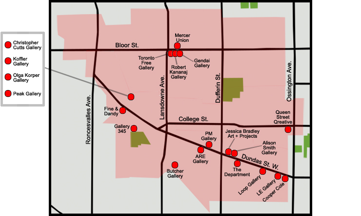 Dundas/Bloor Map